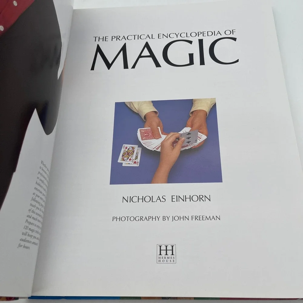 The Practical Encyclopedia of Magic Nicholas Einhorn Hardcover 120 Tricks 2005